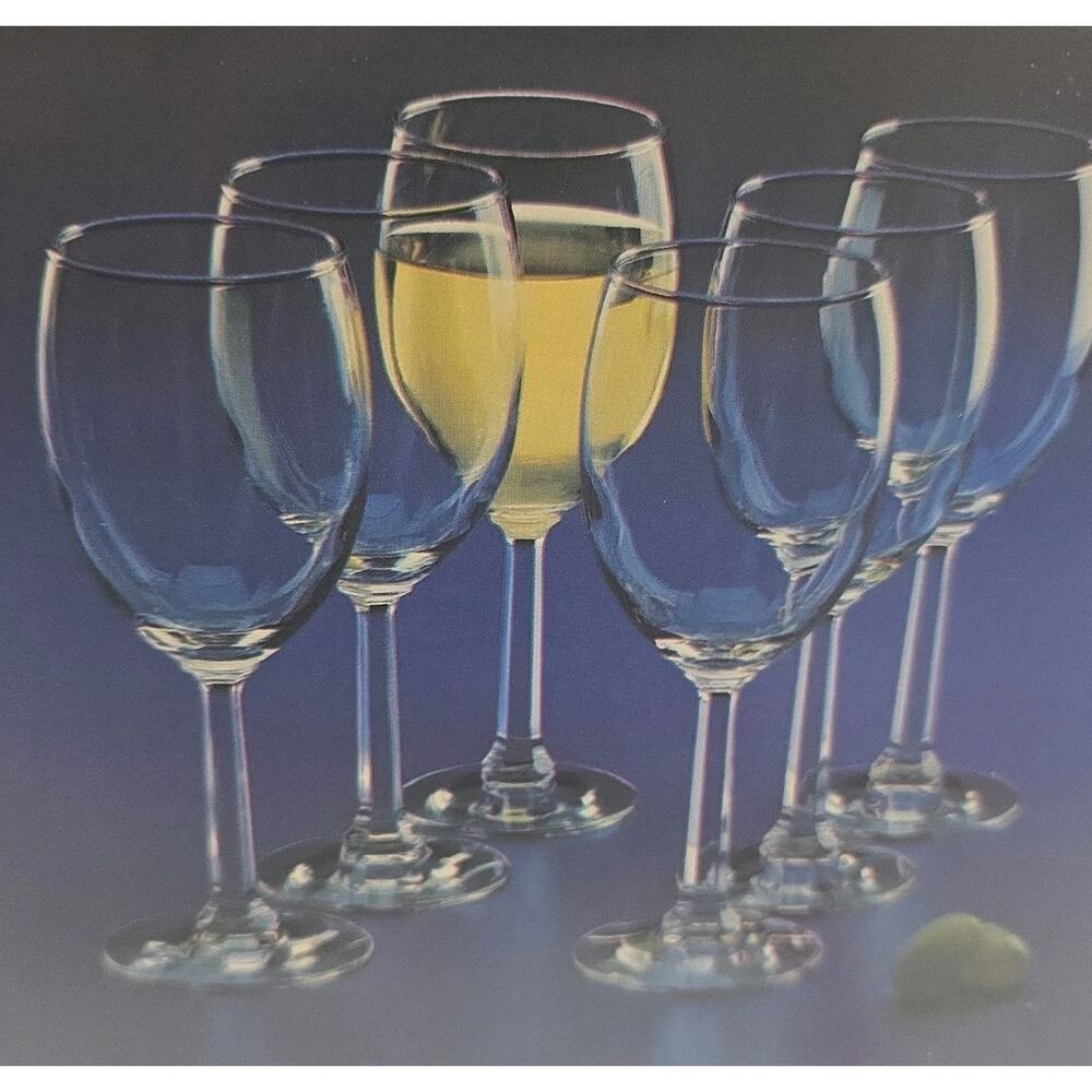 Libbey 8 Pc Set All Purpose Wine Glasses 10.5 Of Napa GOBLETS
